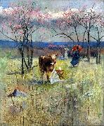 An Early Taste for Literature Charles conder